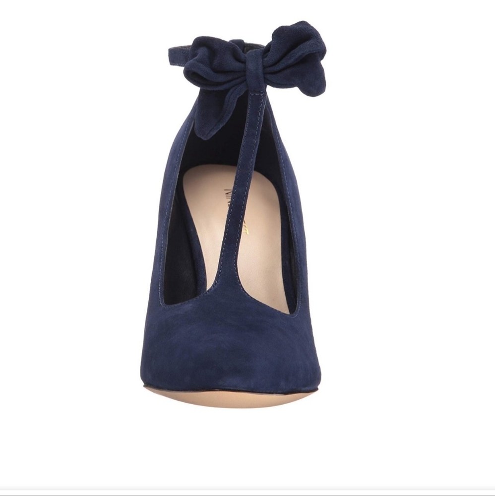 Nine West Navy Blue Women's Heels - Picture 2 of 6